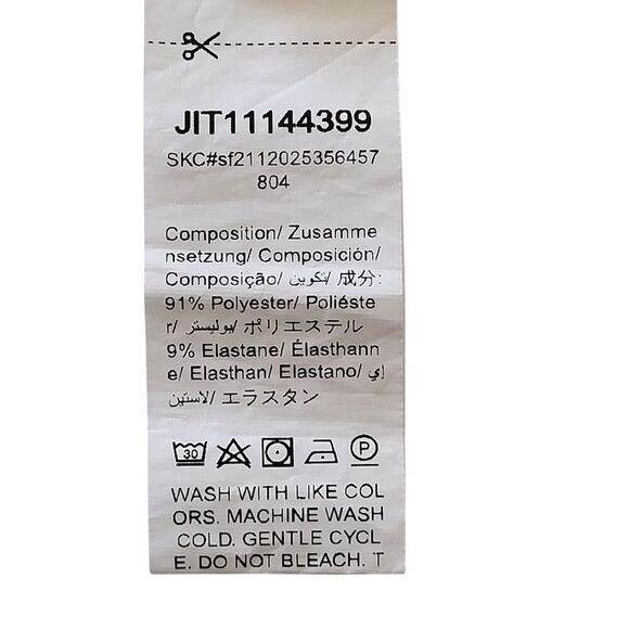 Shein Curve Size 12 Knee Length Dress Black and White Striped Silky Bodycon - Picture 10 of 11